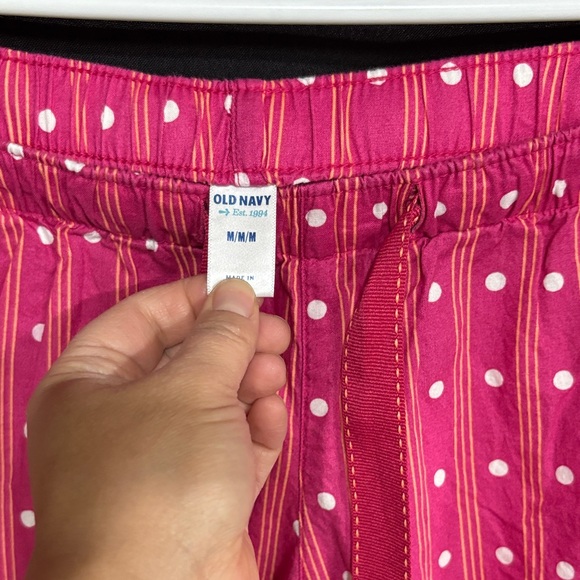 Old Navy Pink and White Womens Pajama Bottoms - Picture 2 of 5